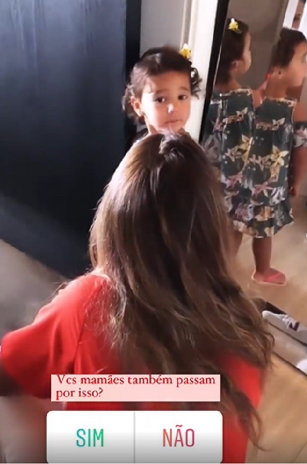 Ticiane Pinheiro faz enquete para seguidoras que também são mães (Foto: Reprodução/Instagram)