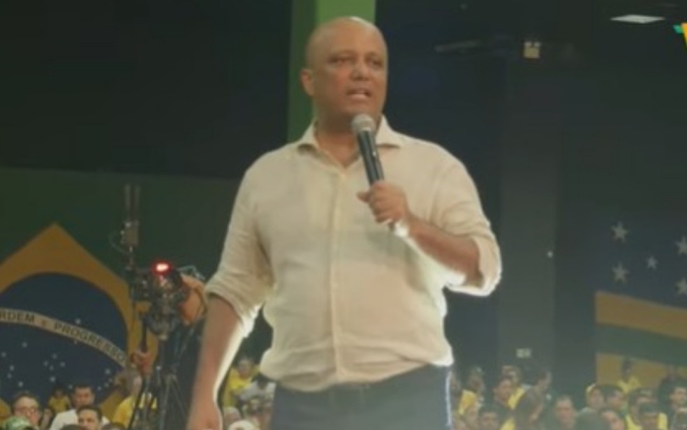 PL  oficializa Vitor Hugo como candidato ao governo de Goiás — Foto: Reprodução/Youtube