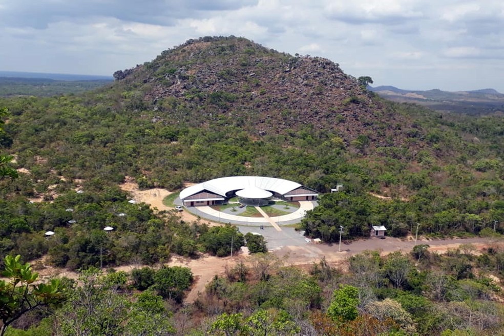 Complexo de Musealização do Parque Estadual Monte Alegre (PEMA), localizado no município de Monte Alegre — Foto: Ideflor-Bio/Divulgação