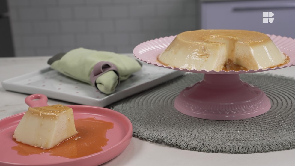 Pudim que n&atilde;o vai ao fogo  &mdash; Foto: Receitas