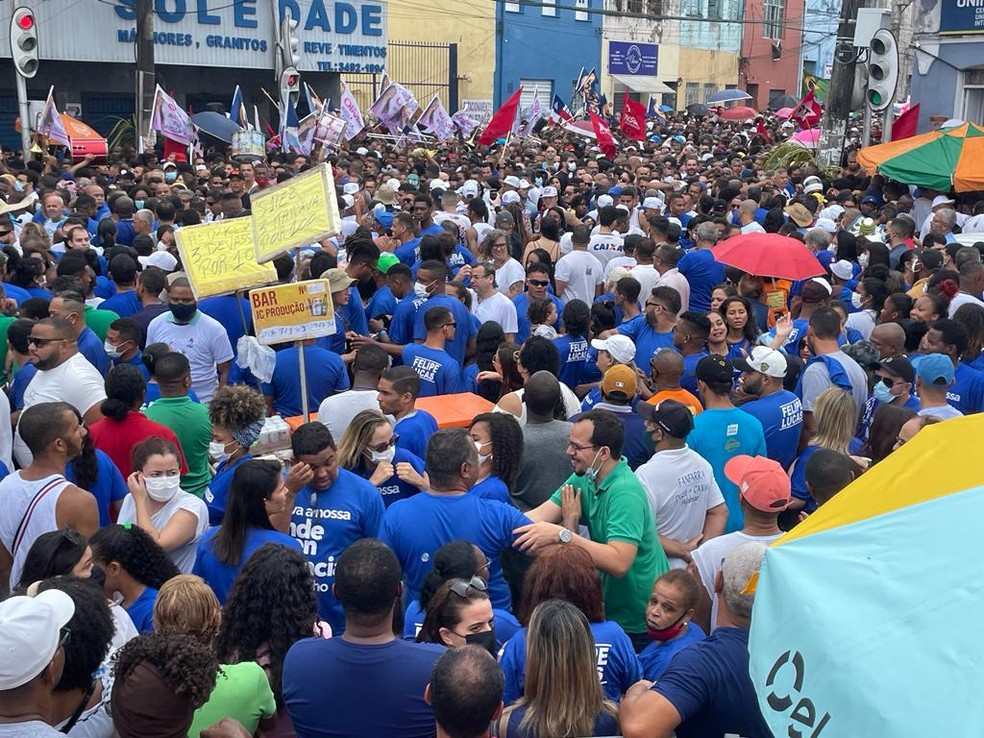 Evento reuniu multidões neste sábado — Foto: Itana Alencar / g1 Bahia