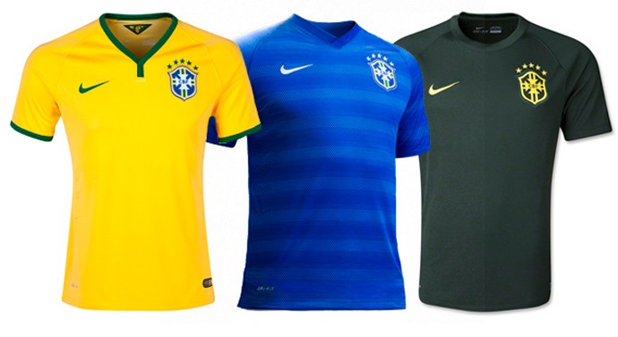 Brasil (2014)  Camisas de futebol, Camisa do brasil, Camisas de