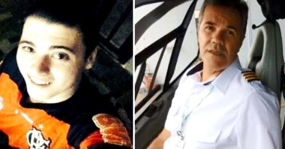 Bruno Siqueira e Antônio Mário morreram durante a queda do helicóptero (Foto: Facebook/ Instagram/ Reprodução)