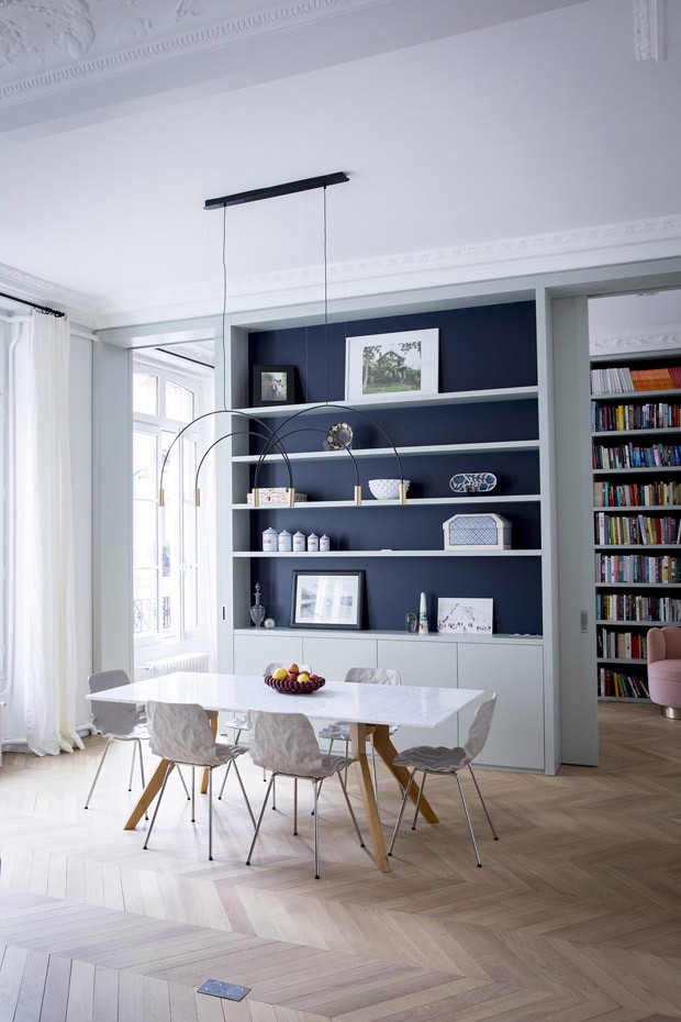 Apartamento antigo em Paris ganha frescor com cores contemporâneas  (Foto: VCA/Divulgação)