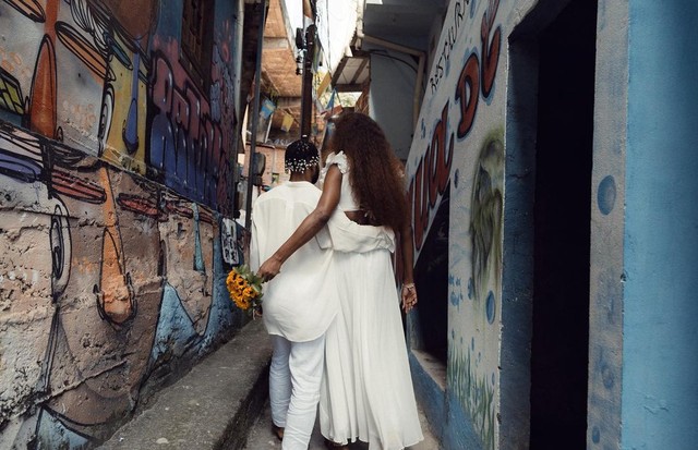 Majur se casa com coreógrafo Josué Amazonas (Foto: Reprodução/ @edgarazevedo)