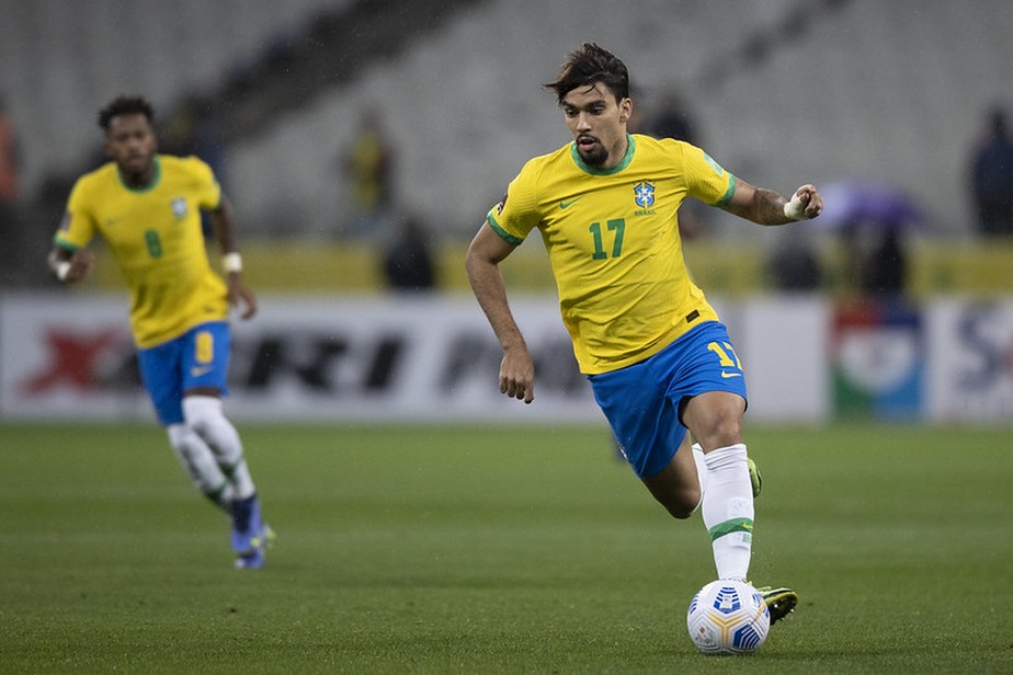 Nas Eliminatórias da Copa, Paquetá marcou o gol da vitória do Brasil sobre a Colômbia que garantiu a classificação antecipada para a Copa do Catar