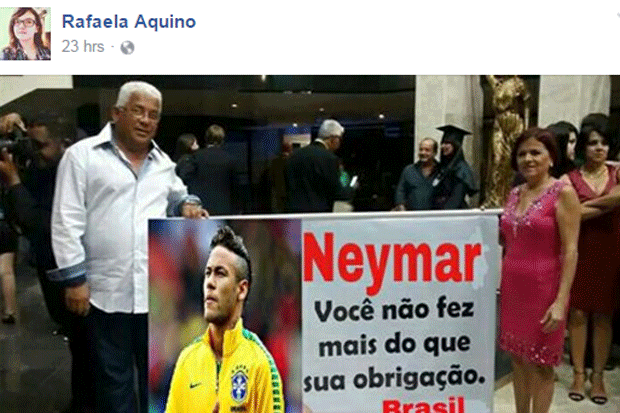 Neymar criticado (Foto: Reprodução)