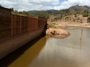 Barragem Santana II, em Brejo da Madre de Deus (Foto: Divulgação/Compesa)