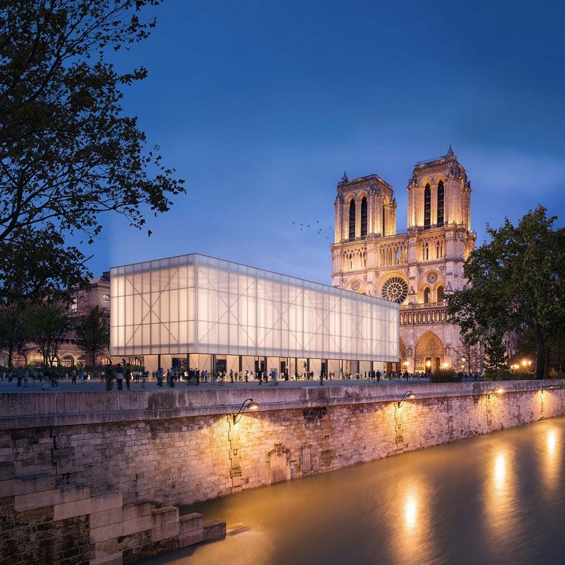Arquitetos propõem espaço de culto temporário em Notre-Dame (Foto: Divulgação)