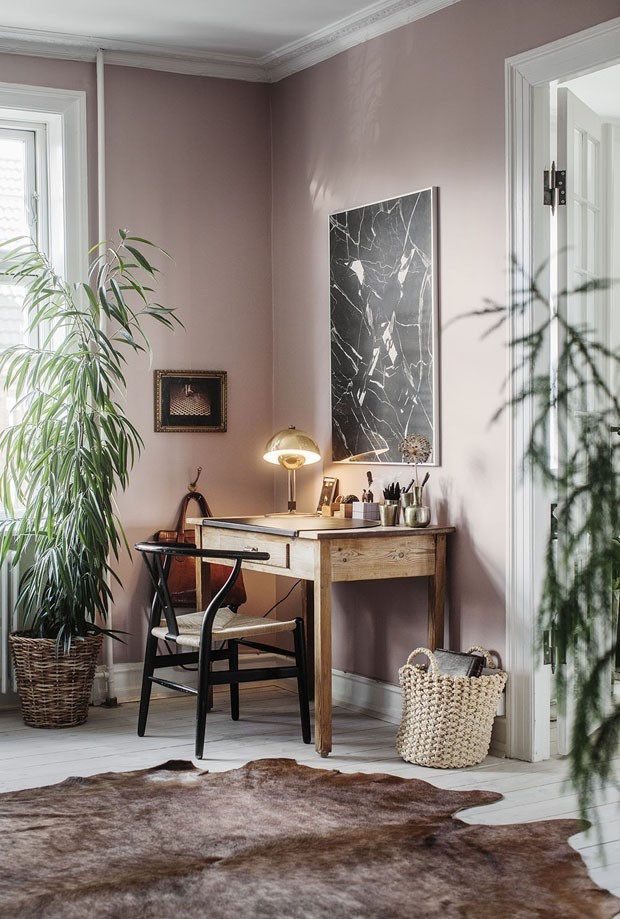 Rosa e preto: uma inesperada casa escandinava - Casa Vogue