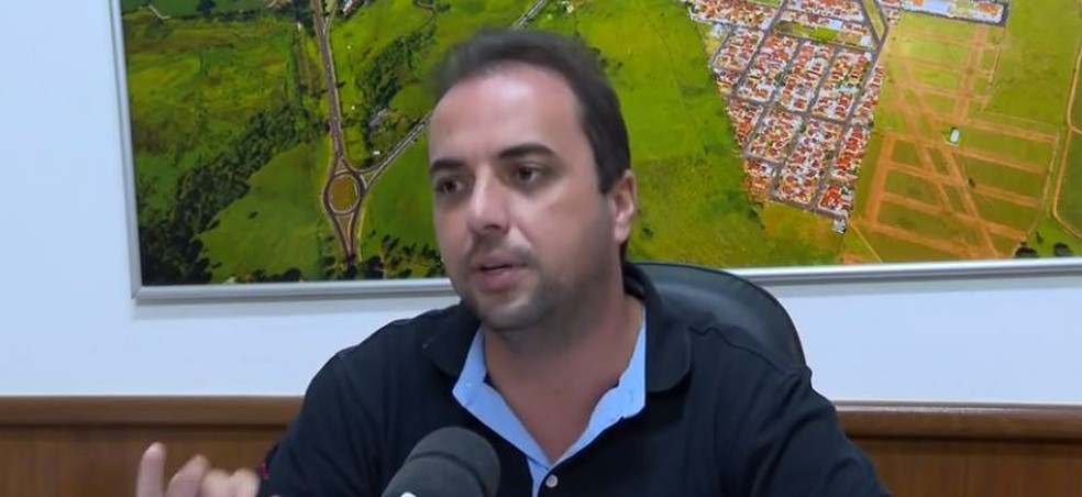 O prefeito de Boa Esperança do Sul (SP), Manoel do Vitorinho (PP) — Foto: Reprodução/EPTV