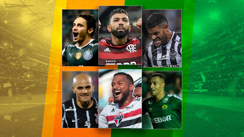 Atletas canhotos da elite do futebol brasileiro apresentam eficiência de 97,7% em 2022 — Foto: Infoesporte