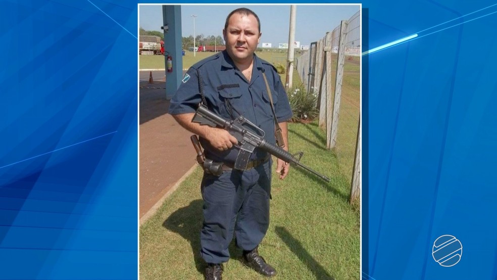 Policial apontado como responsável pela publicação (Foto: Reprodução TV Morena)