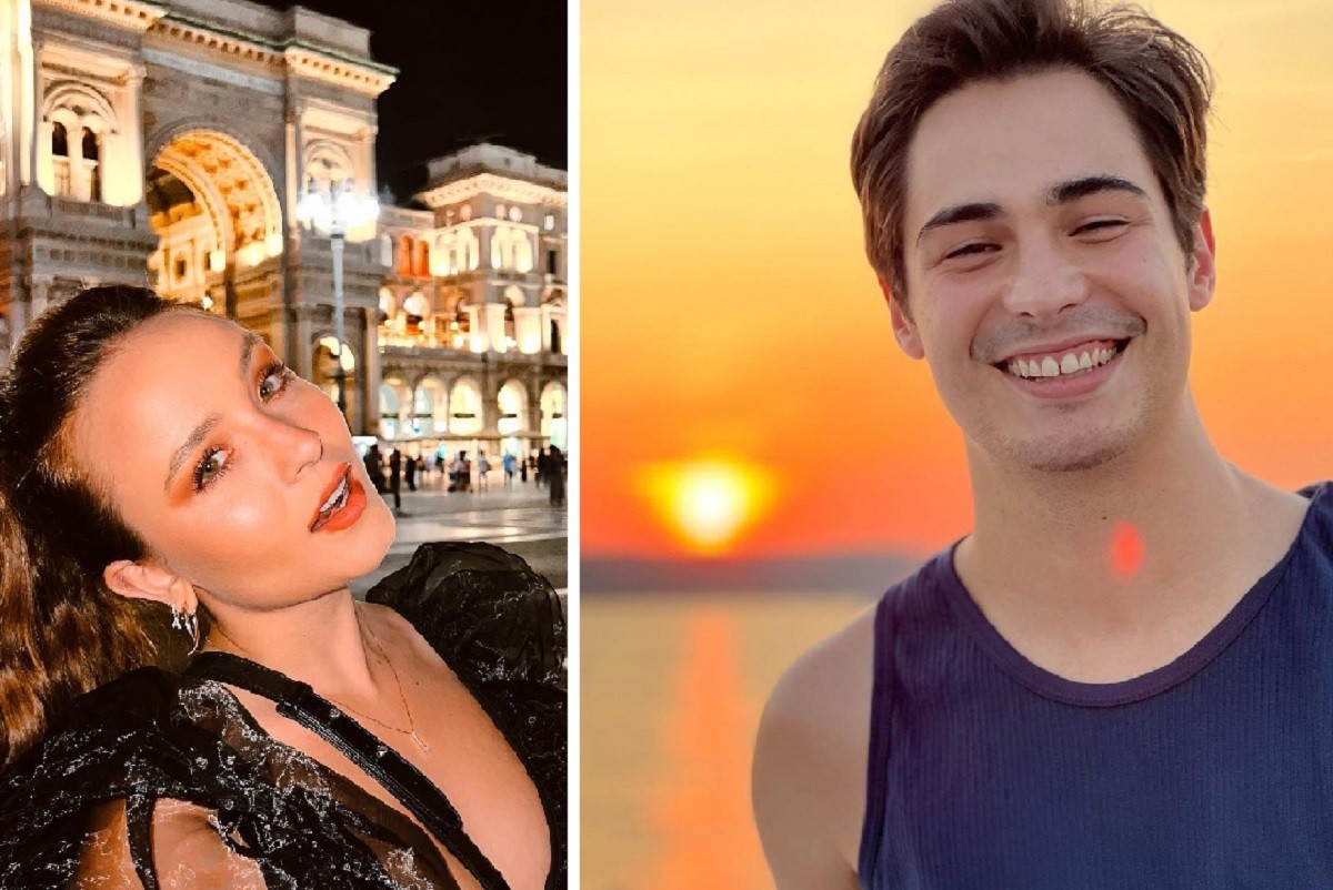 Larissa Manoela optou por destino internacional para férias, enquanto Danilo Mesquita elegeu turismo nacional (Foto: Reprodução/Instagram)