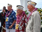 Sobreviventes voltam a Pearl Harbor 74 anos depois de ataque