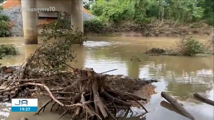 Ponte sob o rio Almas, na TO-491, ainda está interditada; saiba mais