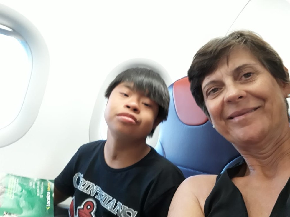 Beatriz com o filho  â Foto: Beatriz Mello/ Arquivo pessoal