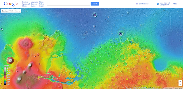 Mars permite que curiosos conheçam em detalhes a superfície marciana (Foto: Reprodução/Filipe Garrett)
