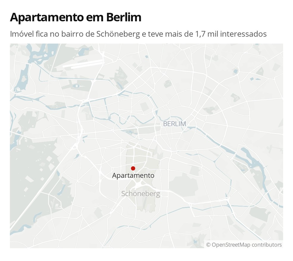 Apartamento para aluguel em Berlim atrai mais de 1,7 mil interessados — Foto: G1                          