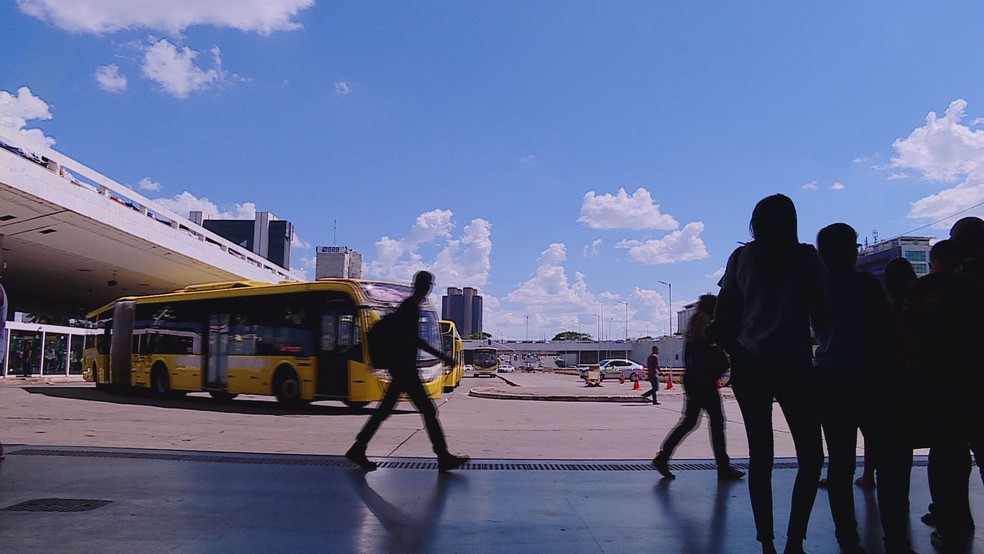 Rodoviária do Plano Piloto, em Brasília — Foto: TV Globo/Reprodução