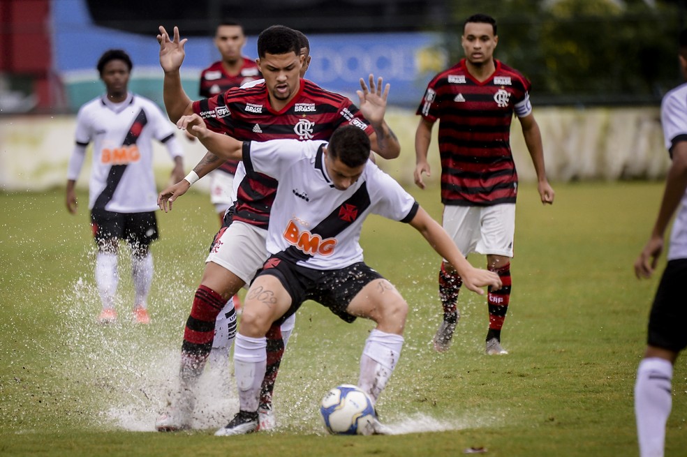 Primeiro jogo terminou com vitória do Flamengo por 2 a 1 — Foto: Marcelo Cortes/ Flamengo