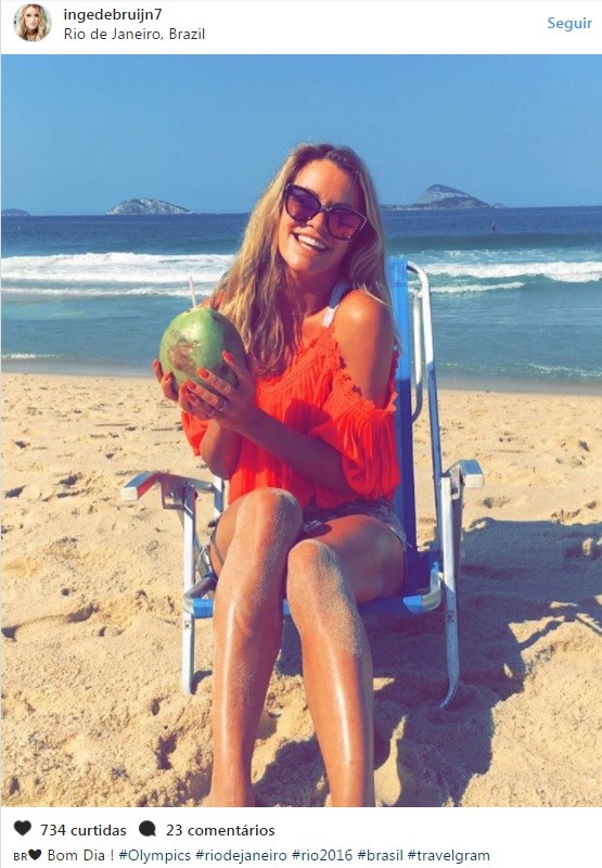 Inge de Bruijn este nos Jogos do Rio como comentarista