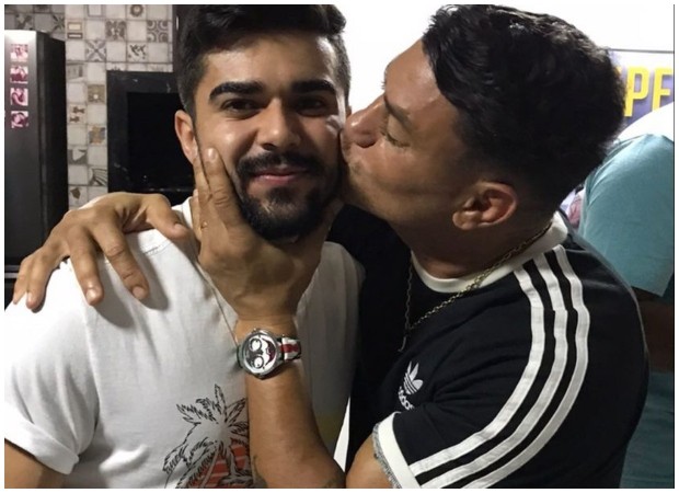 Popó Freitas e o genro, Matheus Azevedo (Foto: Reprodução/Instagram)