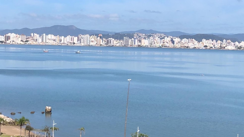 Sábado é de sol entre nuvens em Florianópolis — Foto: Antônio Neto/NSC TV