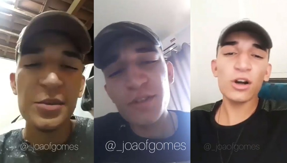João Gomes começou a postar vídeos no Instagram em setembro de 2019 — Foto: Reprodução/Instagram/João Gomes