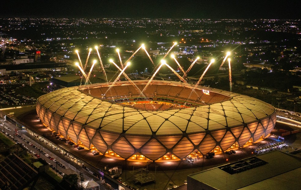 Arena da Amazônia se tornou local de grandes eventos, em Manaus  — Foto: Augustto Albuquerque/Divulgação 