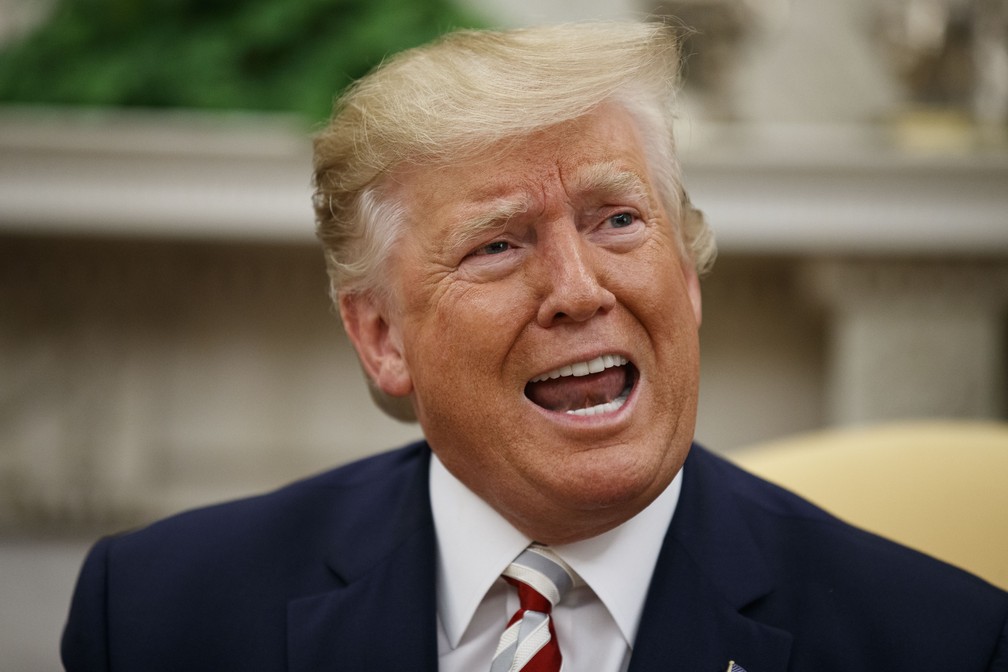 O presidente dos Estados Unidos, Donald Trump â€” Foto: Alex Brandon/AP
