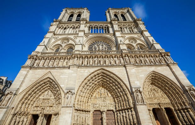 Obra-prima da arquitetura gÃ³tica, Catedral de Notre-Dame foi palco de eventos histÃ³ricos (Foto: Getty Images)