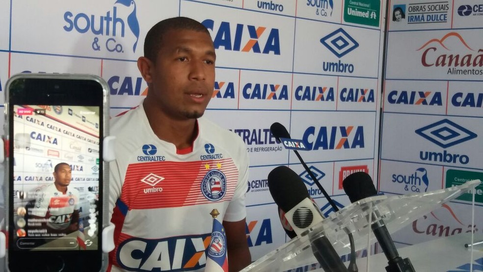 Rodrigão treinou normalmente nesta quinta (Foto: Divulgação/EC Bahia)