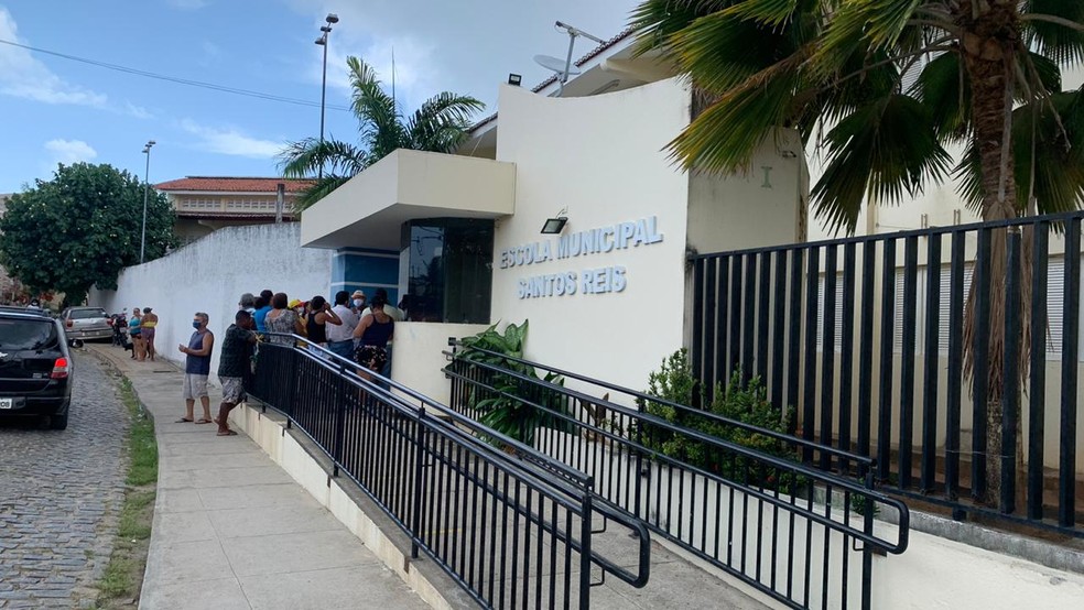 Escola Municipal Santos Reis, em Natal — Foto: Anna Alyne Cunha/Inter TV Cabugi