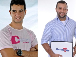 Os sócios Luis Vinicius Barreto e Flavio Estevam, fundadores do Fidelidade Face e do Namoro Fake (Foto: Reprodução/Divulgação)