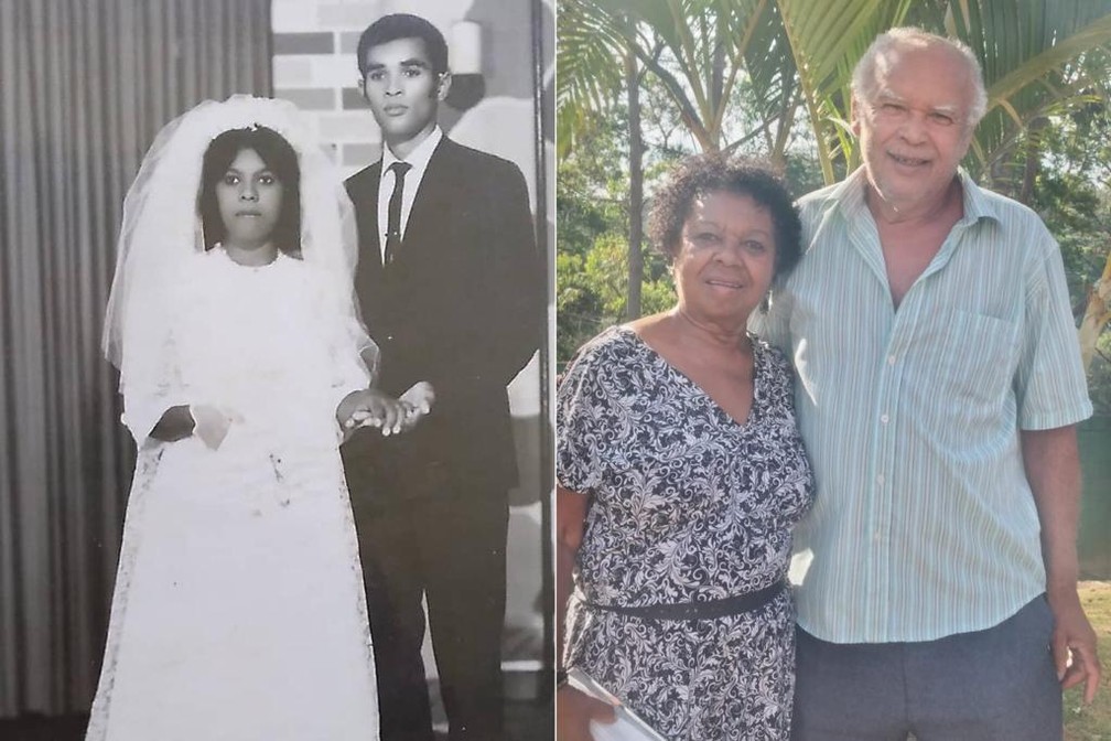 Antonia e Antonio se conheceram em 1968 e contam que algumas pessoas ficam confusas quando perguntam os nomes dos dois — Foto: Arquivo pessoal