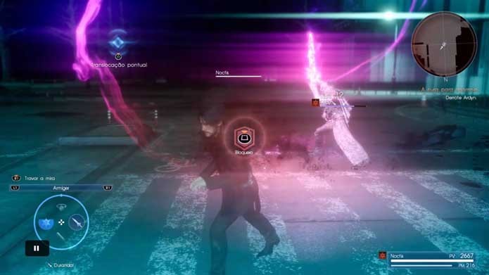 Evite os golpes especiais de Ardyn em Final Fantasy XV (Foto: Reprodução/Murilo Molina)
