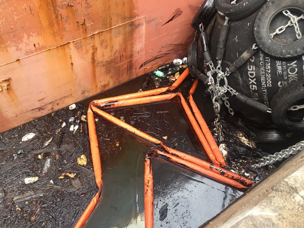 Capitania dos Portos está agindo no local (Foto: Solange Freitas/G1)