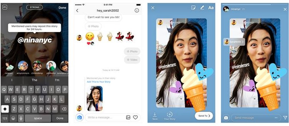 instagram agora permite compartilhar stories em que usuario e citado redes sociais techtudo