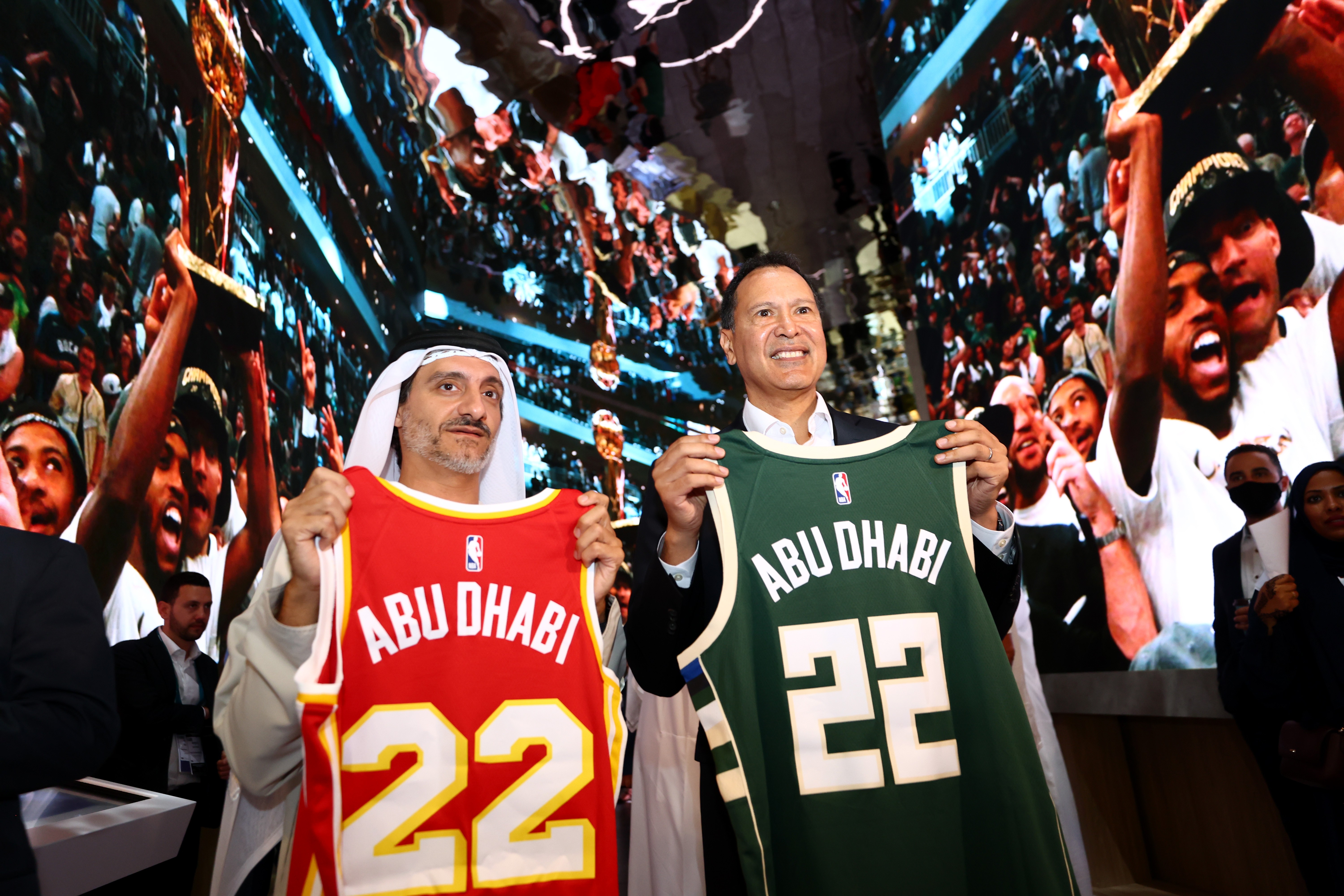 NBA agenda 1º jogo de sua história em Abu Dhabi, em parceria com Departamento de Turismo (Foto: Francois Nel/Getty Images)