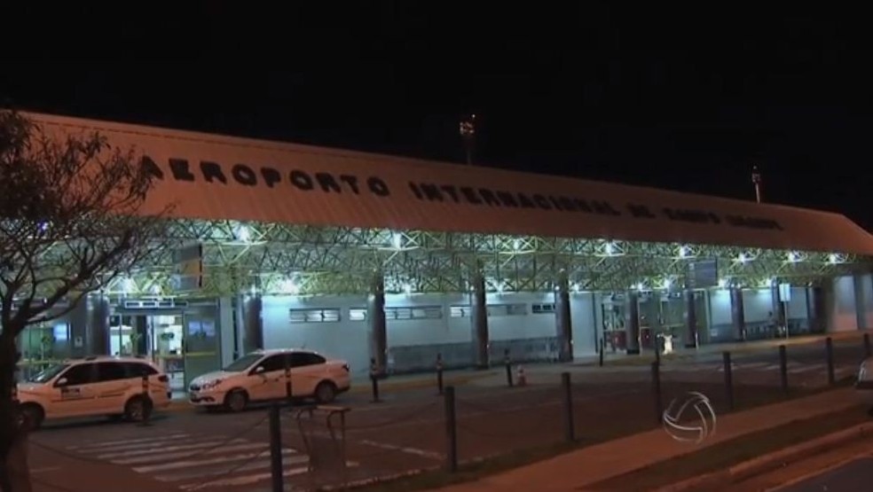 Passageiro que desembarcar no aeroporto internacional de Campo Grande vai ter temperatura medida em barreira sanitária — Foto: Reprodução/TV Morena
