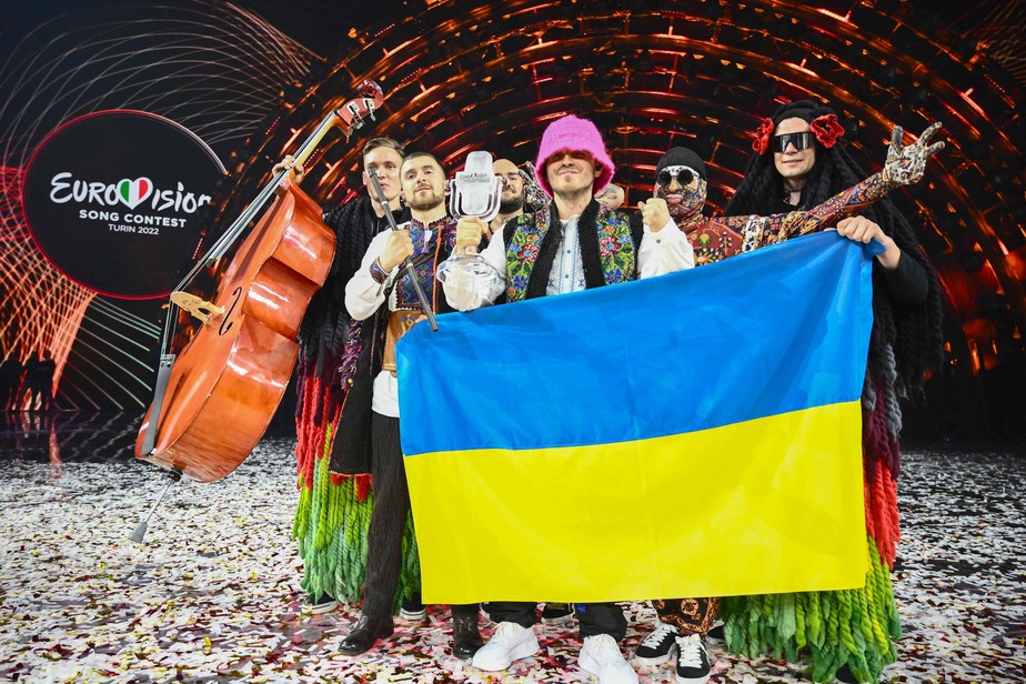 Grupo de rap folk ucraniano Kalush Orchestraanda venceu o Festival Eurovision