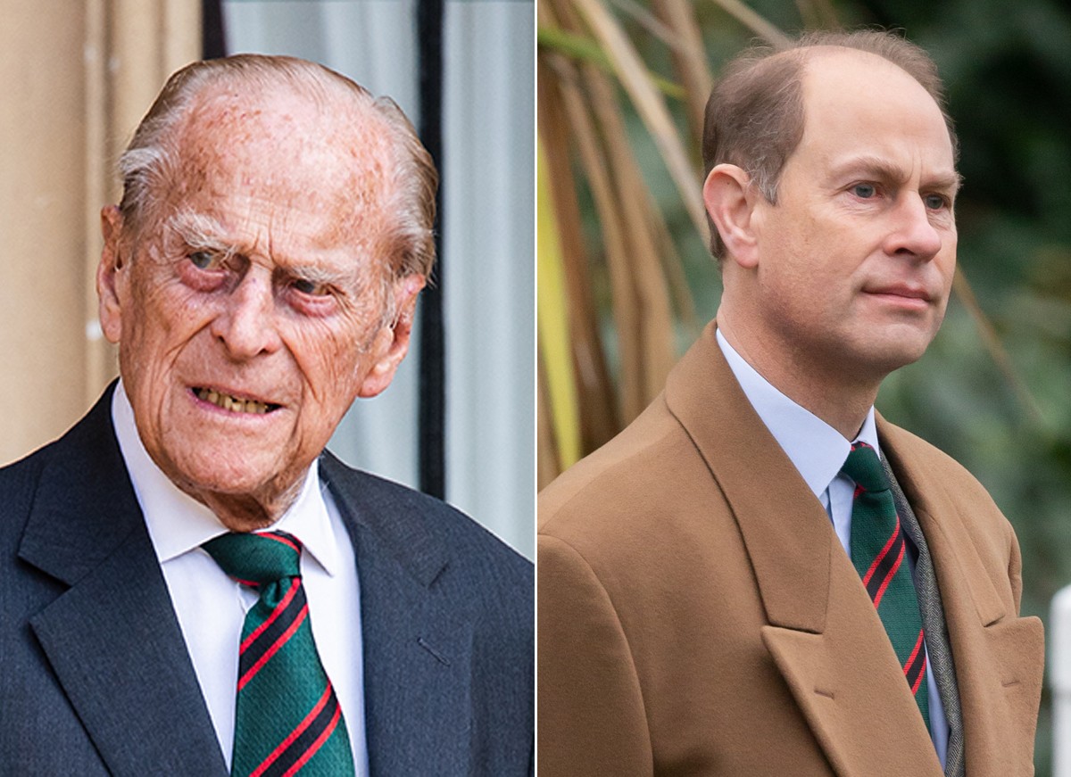 Príncipe Philip, o Duque de Edimburgo, e Príncipe Edward, o Conde de Wessex (Foto: Getty Images)