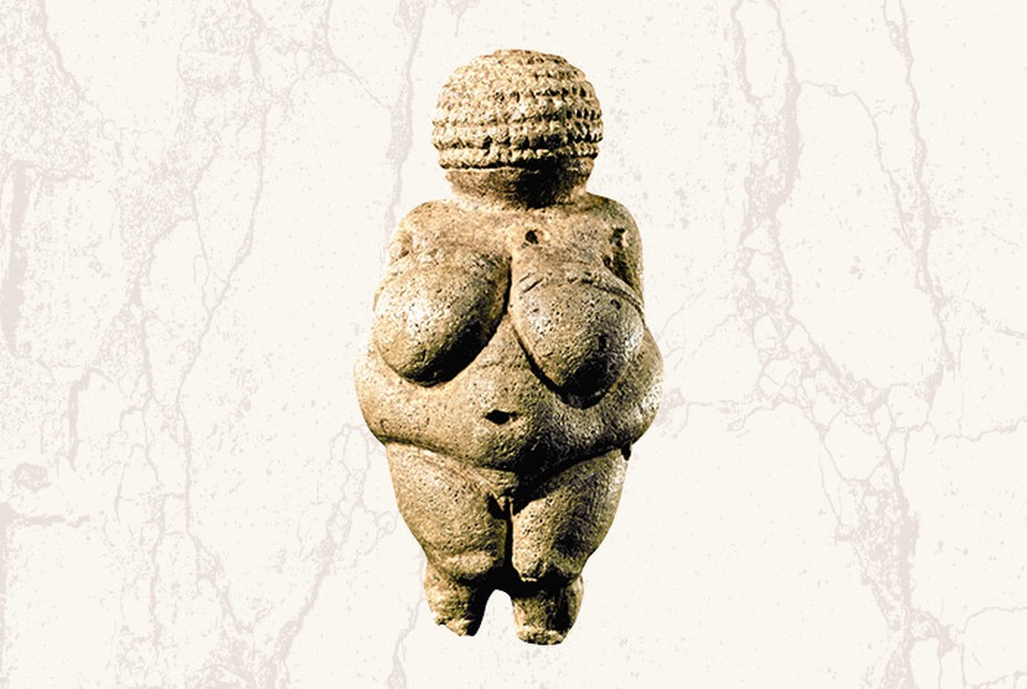 Venus de Willendorf — escultura do Paleolítico Superior datada de 24 mil a 22 mil a.C. — foi descoberta em 1908 na Áustria