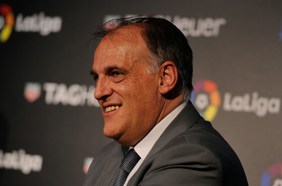 Javier Tebas, presidente da La Liga — Foto: Getty Images