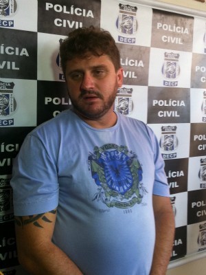 Leandro Lentz Bittencourt, o 'galã do Facebook', tinha sido preso em fevereiro deste ano, por estelionato (Foto: Tiago Melo/G1 AM)