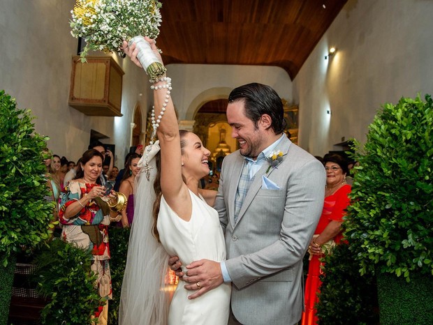 Karoline Calheiros, ex-noiva de Gabriel Diniz (1990-2019), se casa com Tom Santos (Foto: Reprodução/Instagram)