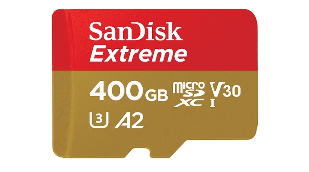 Novo cartão da SanDisk traz 400 GB para guardar dados (Foto: Divulgação/Western Digital)