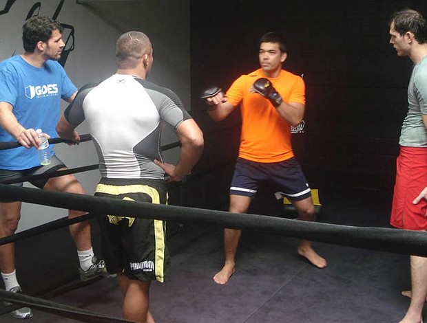 Lyoto Machida Roger Gracie Carlos Eduardo Tá Danado mma ufc (Foto: Adriano Caldas/Sportv.com)