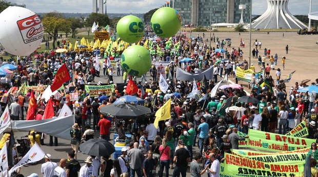Greve geral teve protestos em todo o país (Foto: Agência Brasil)
